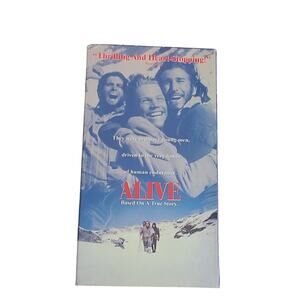 Alive (VHS, 1993) tested  used condition